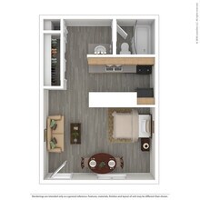 Studio - Classic 34W floor plan